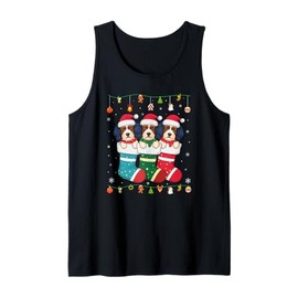 Havanese Dog in Christmas Men Women Kids Xmas Pajama Tank Top
