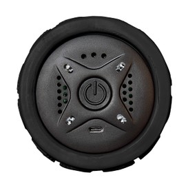 Power Plate Vibrating Massage Roller with 4 Levels, Rechargeable Foam Roller with 3-Hour Battery, TSA Approved for Carry-On, Black