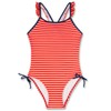 Sanetta Girls Swimming Costume, Melon Red