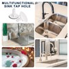 sourcing map Sink Tap Hole Cover Polished Plastic, Faucet Hole