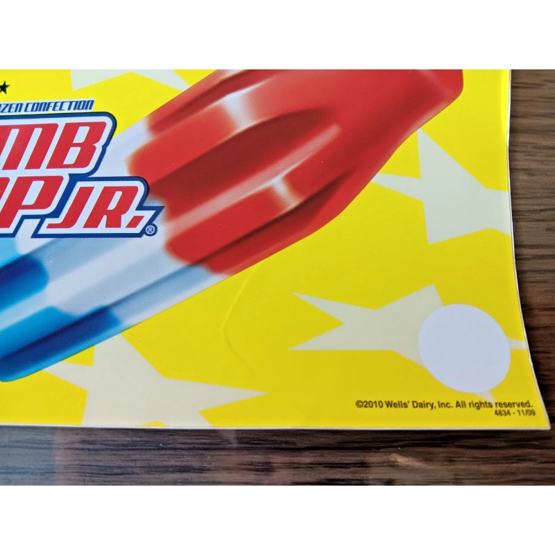 2010 Original Blue Bunny Bomb pop Jr ice cream truck,