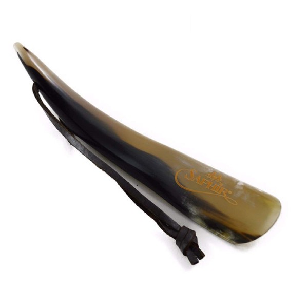 Safir Noir Real Shoe Bella, Shoe Horn, Water Buffalo, Long Gift, Presentation Box, T20: Approx. 7.1 - 7.9 inches (18 - 20 cm)