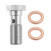 X AUTOHAUX Thread Turbo Brake Pipe Banjo Bolts Single 31
