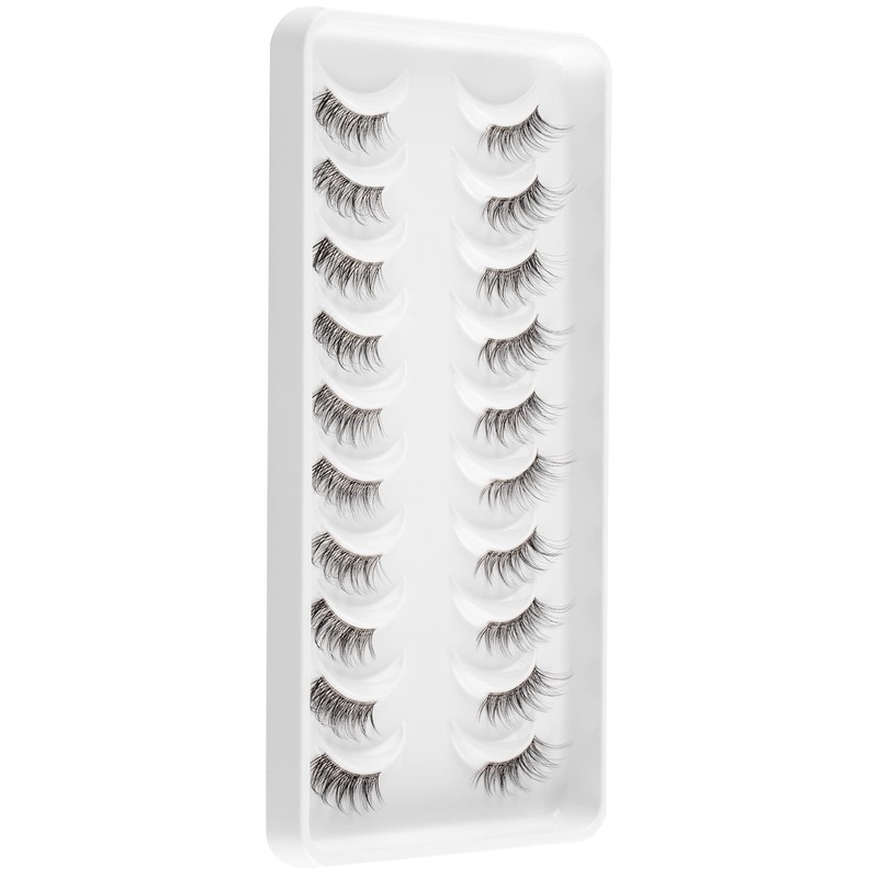 Half False Eyelashes, D Curl, Russian Stripes, False Eyelashes, Manga