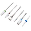 6 pcs juego de brocas ceramica para manicura y pedicura
