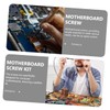 TEHAUX 8pcs SSD Motherboard Mounting Screws Head Computer Screws for