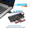 Lector multitarjeta USB3.0, SD/TF/CF/Micro SD/XD/MS 7 en 1, lector de