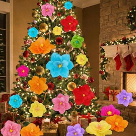 Humyoun Giant Paper Flowers Artificial Large Paper Flower Decoration for Handcrafted Wall Backdrop Christmas Mexican Wedding Graduation Bridal Shower Birthday Party Supplies(Mexican Fiesta,24 Pcs)
