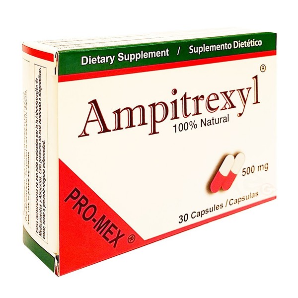 Ampitrexyl 500mg, Herbal Immune Support Supplement Promex Ampitrexyl; 30 Capsules