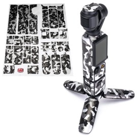 WRAPGRADE Skin Stickers Compatible with DJI Osmo Pocket 3 Decal (Grayish CAMO)