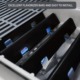 Spirit Grill Replacement Parts 7637 Grates 7635 Flavorizer Bars for Weber Spirit and Spirit II 200 Series Grills with Front Mount Controls E-210 E-215 E220 S210 S-215 S220 II E-210 II S-210 E210