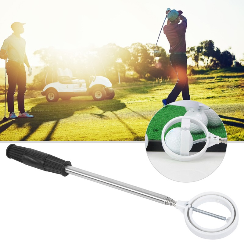 8 Sections Telescopic Golf Ball Pick Up Retriever Stainless Steel