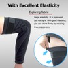 Goosom 2 x Adjustable Knee Brace Unisex Elastic Compression Sports