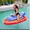 Poolcandy Jet Runner 2.0-12V Motorized Inflatable Ride-On Watercraft Pool Float