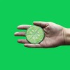 Lime Slice Round Patch Fresh Cut Citrus Embroidered Iron On