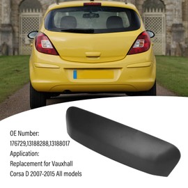 Fydun Tailgate Door Handle Exterior Black 13188017 Handle Panel of Tailgate Switch for Opening the Boot Handle of the Tailgate for Corsa D 2007-2015