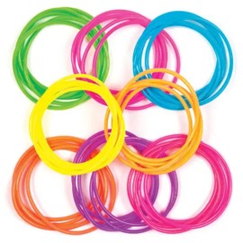 Braccialetti Gommosi da Indossare per Bambini - Giocattolo Ideale da Inserire in Buste Regalo o come Regalino Premio per Bambini (Confezione da 40).