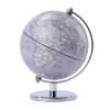 Globe with 13 cm Diameter - Gagarin - Chrome-plated Metal