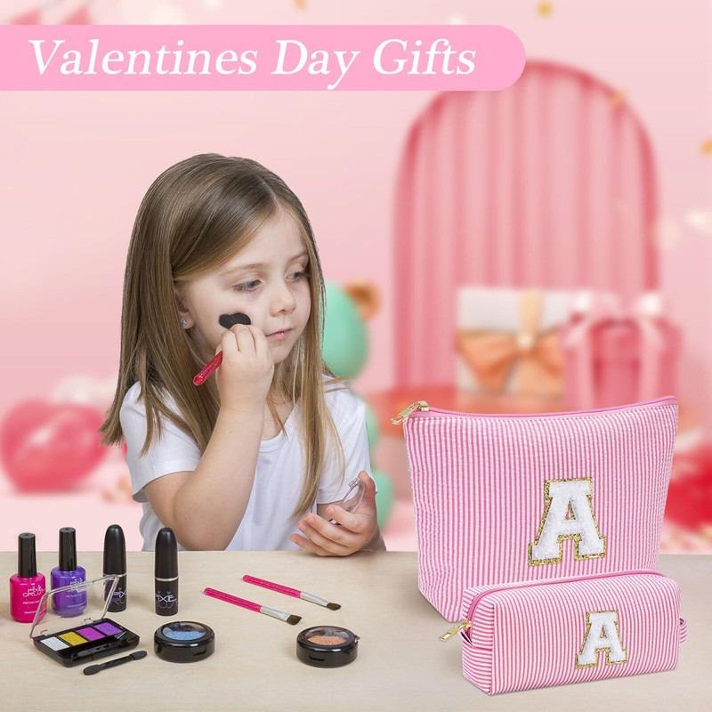 YOOLIFE YOOLIFE Pink Cute Travel Makeup Bag - Sister Girlfriend