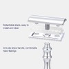 Man Shaving Razor Classic Double Edge Razor and Base Safety