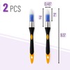 Bates- Trim Paint Brush Set, 0.45 Inch, 2 Pack, Ergonomic