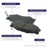Centric 105.06980 Posi Quiet Premium Ceramic Disc Brake Pad Set