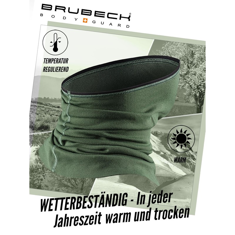 BRUBECK X-Pro KM10430 Half Balaclava for Men and Women, Temperature-Regulating,
