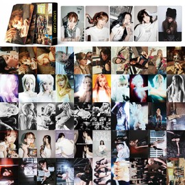 PYAJUU LE SSERAFIM Photocard 55PCS LESSERAFIM HOT Album Photo Cards KPOP Photocards Merchandise of Postcards KPOP Postcard for Fans Daughter Birthday Gift Set