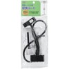 Yazawa (yazawako-pore-syon) Ceiling Extension Cord 0.5 m Black, icl505bk