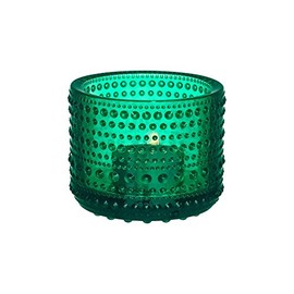 Iittala Kastehelmi Tealight Candleholders by Oiva Toikka (Emerald)