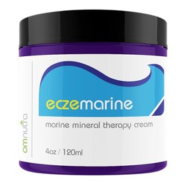 Crema para eczema ocenico para nios - 4 oz Locin de magnesio Eczemarine para eczema infantil Crema tpica de magnesio para dormir con minerales del... 