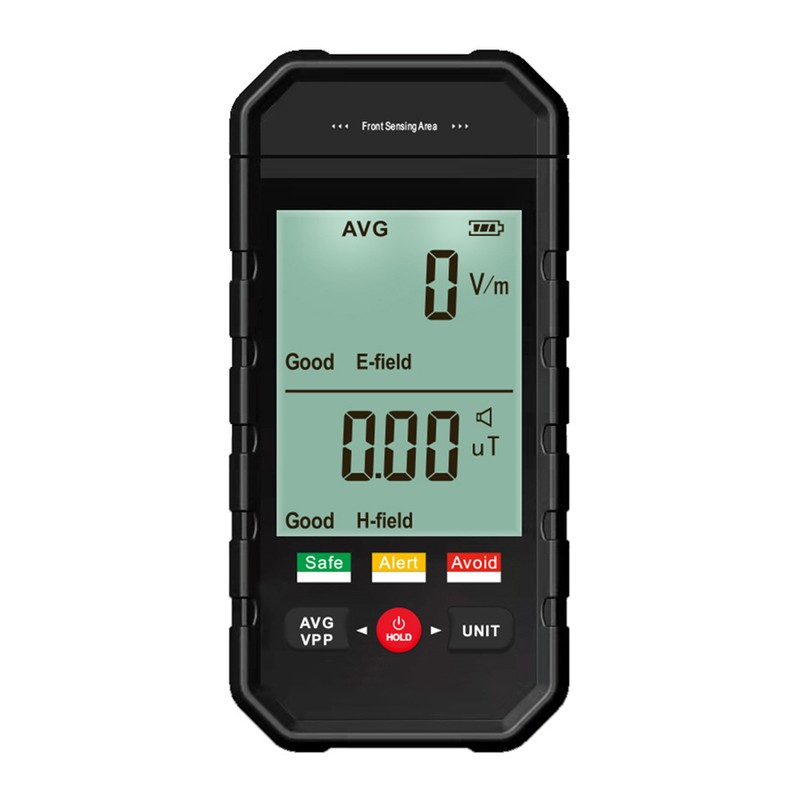 ET925 Large Screen Handheld Electromagnetic Radiation Detector with 3 Color