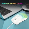 Wired Gaming Mouse with 7 RGB 3600DPI Lightweight Ergonomics Breathable