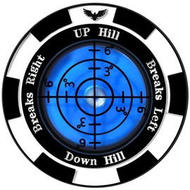 Yobbai SlopeVision Pro Golf Green Reader with Hat Clip, Horizontal Bubble Level & Golf Ball Marker – High Precision Green Reading Aid, Ideal Golf Gift for Men & Women