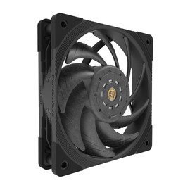 AINEX PF-P12E-BK-PWM Case Fan with Ultra Heavy Duty Bearings, 4.7 inches (120 mm), Large Airflow, High Static Pressure PWM Type