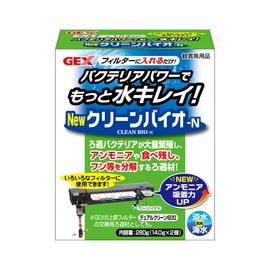 GEX Clean Bio-N Filtration Bacteria Breeding, Breeding Ammonia, Lefts, Breeding Ammonia, Fruits, 4.9 oz (140 g) x 2 Packs