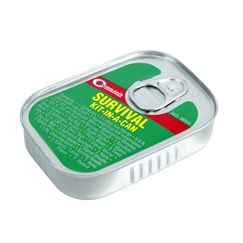 Coghlan's Survival Kit-in-a-Can – 38 Essential Camping & Hiking Tools