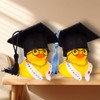 CoFuBcad Graduation Duck Car Dashboard Decoration, Rubber Duck Car Ornament