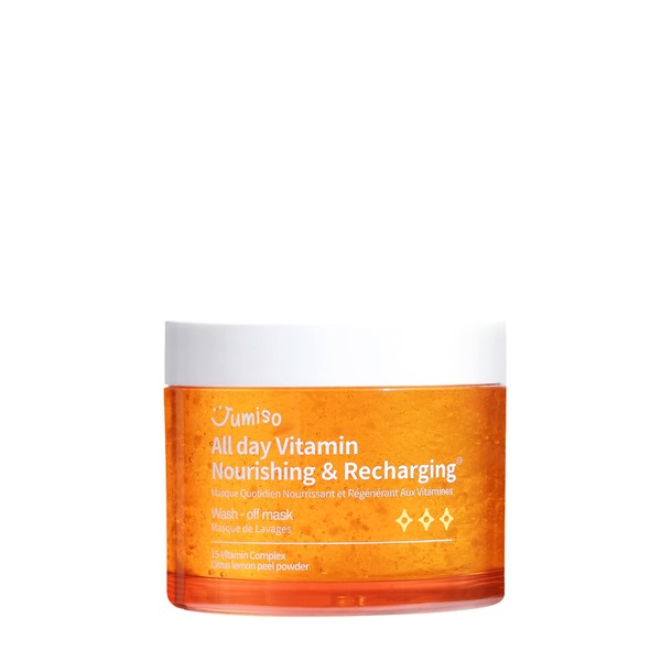 JUMISO All Day Vitamin Nourishing & Recharging Mask 100ml, Vegan Facial washoff mask, korean skincare, skin brightening, vitamin care…