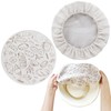 2 Pack 10'' Bowl Covers for Bread Proofing with Plastic