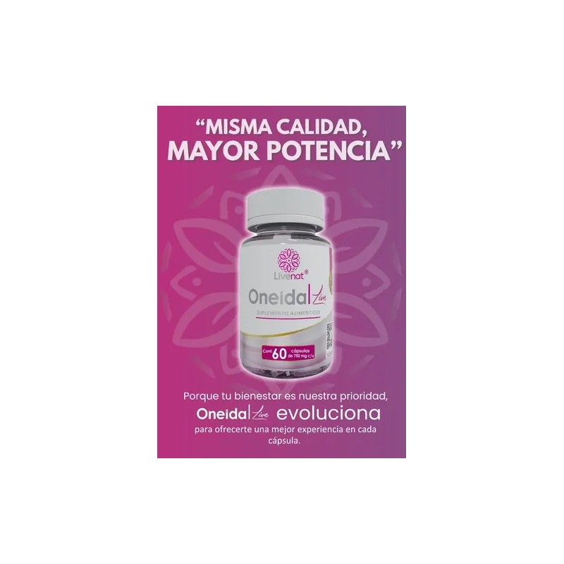 Oneida Live Ligenat Deluxe Control Hormonal Y Peso