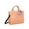 Big Boxy Collection Croco Orange Tan
