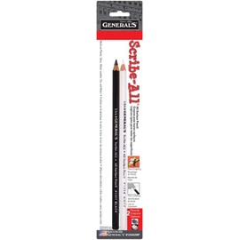 Scribe-All Pencils 2/Pkg, Black & White