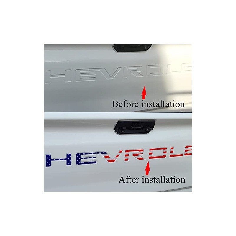 Auto safety Tailgate Insert Letters Compatible with 2019 2020 2021