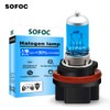 SOFOC-HS5 12V 35W White 6000K Halogen Headlight Bulb Dual Filament