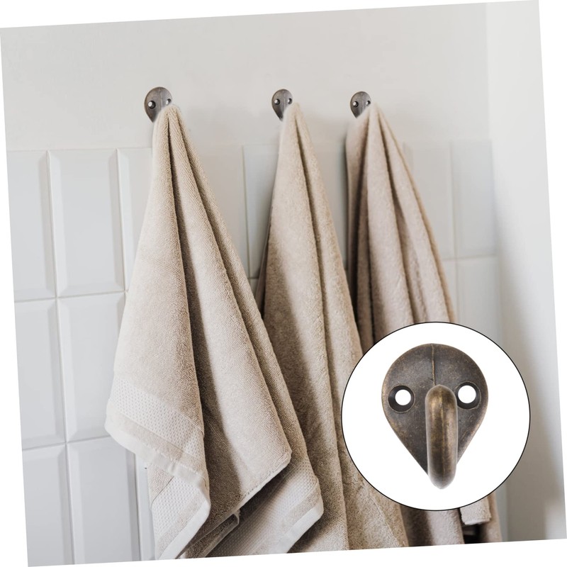 LABRIMP 4pcs Wall Clothing Storage Hanger Wall Coat Hook Easy