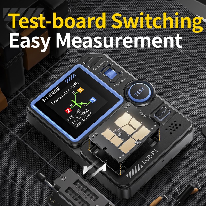 Jadeshay Transistor Tester Multifunctional, Component Tester ESR Meter for LCR