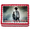 Walking Rick Birthday Dead Party Carl Zombies Icing Edible Cake