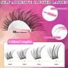 Yaiseiko Self Adhesive Eyelashes Clusters Kit Lash Clusters DIY Eyelashes