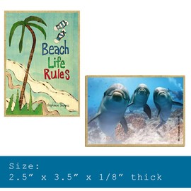 SJT ENTERPRISES, INC. for I Know The Plans I Have for You Declares The Lord. Jeremiah 29:11 - Wood Fridge Magnet Featuring The Artwork of Ampersand - Measures 2.5" x 3.5" x 1/8" Thick (SJT15037)